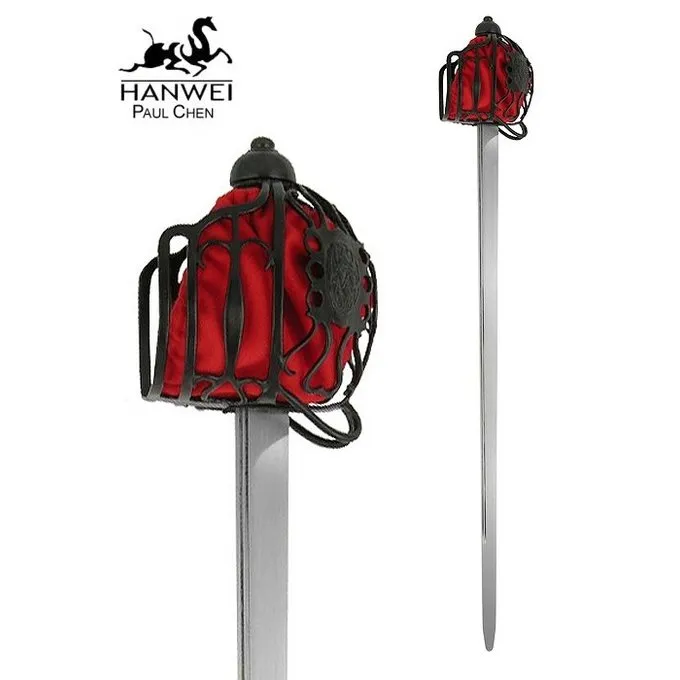 Hanwei Battle-ready Basket Hilt Backsword (stumpf 3 Mm) 3 Hanwei Battle-ready Basket Hilt Backsword (stumpf 3 Mm)