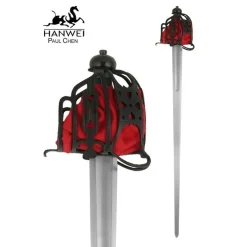 Hanwei Battle-ready Basket Hilt Breitschwert (stumpf 3 Mm)