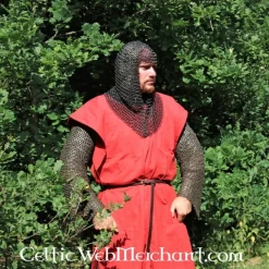 Coif Mit Dreieckigem Ausschnitt, Gebräunte, 9 Mm