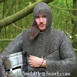 Coif Mit Dreieckigem Visier, Geschwärzt, 8 Mm -Säbel Rabatt coif mit dreieckigem visier geschwaerzt 8 mm 2