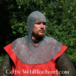 Coif Mit Quadratischem Ausschnitt, Verzinktes, 8 Mm