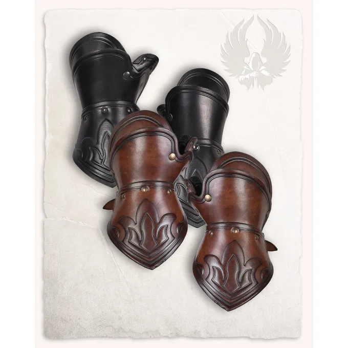 Mytholon Decius Stulpen Leder, Schwarz 4 Mytholon Decius Stulpen Leder, Schwarz – Bild 2