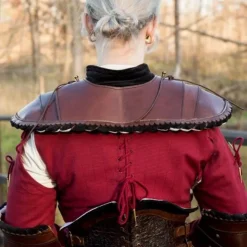 Epic Armoury Edles Leder Gorget, Schwarz -Säbel Rabatt edles leder gorget schwarz 5