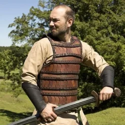 Epic Armoury Frühmittellamellenpanzer, Braun -Säbel Rabatt fruehmittellamellenpanzer braun 2