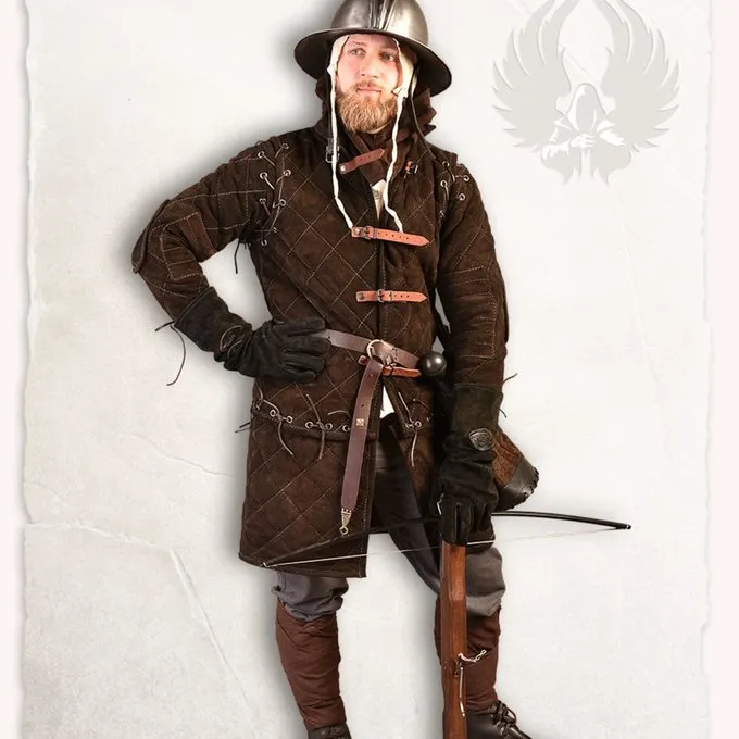 Mytholon Gambeson Arthur Veloursleder Komplett-Set Braun 6 Mytholon Gambeson Arthur Veloursleder Komplett-Set Braun – Bild 4