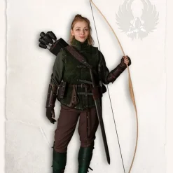 Mytholon Gambeson Arthur Veloursleder Komplettes Set Grün