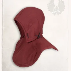 Mytholon Gambeson Kapuze Und Kragen Arthur, Weinrot -Säbel Rabatt gambeson kapuze und kragen arthur weinrot 2