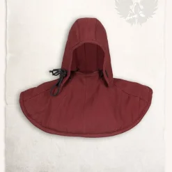 Mytholon Gambeson Kapuze Und Kragen Arthur, Weinrot