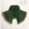 Mytholon Gambeson Kragen Nimue Veloursleder Grün