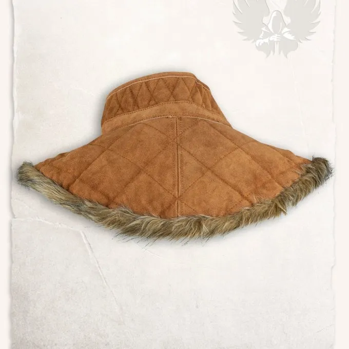 Mytholon Gambeson Kragen Nimue Veloursleder Hellbraun 4 Mytholon Gambeson Kragen Nimue Veloursleder Hellbraun – Bild 2