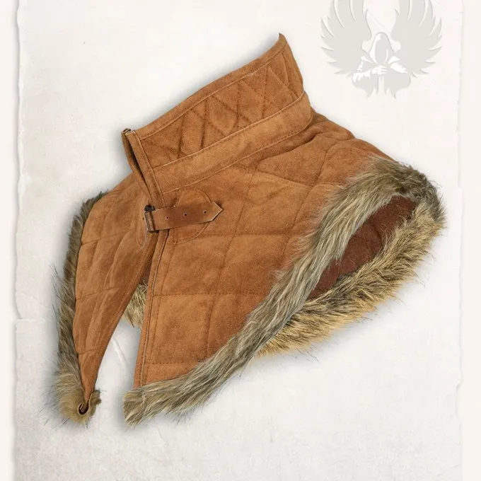 Mytholon Gambeson Kragen Nimue Veloursleder Hellbraun 5 Mytholon Gambeson Kragen Nimue Veloursleder Hellbraun – Bild 3