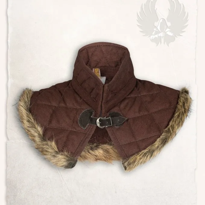 Mytholon Gambeson Kragen Nimue Wolle Braun 4 Mytholon Gambeson Kragen Nimue Wolle Braun – Bild 2