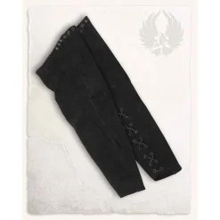 Mytholon Garen Gambeson Ärmel, Schwarzes Leder