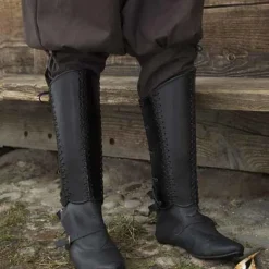 Epic Armoury Greaves Squire, Schwarz, Paar -Säbel Rabatt greaves squire schwarz paar 3