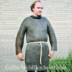 Ulfberth Kettenhemd Mit Halblangen Ärmeln, Flachringe - Keilnieten, 8 Mm