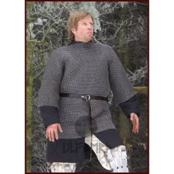 Ulfberth Kettenhemd Mit Halblangen Ärmeln, Flachringe - Rundnieten, 8 Mm