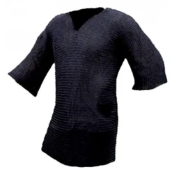 Kettenhemd Mit Halblangen Ärmeln, Gebräunten, 8 Mm