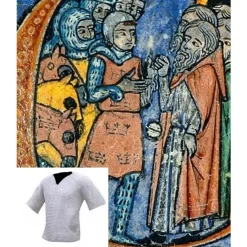 Kettenhemd Mit Halblangen Ärmeln, Verzinkt, 8 Mm -Säbel Rabatt kettenhemd mit halblangen aermeln verzinkt 8 mm 1