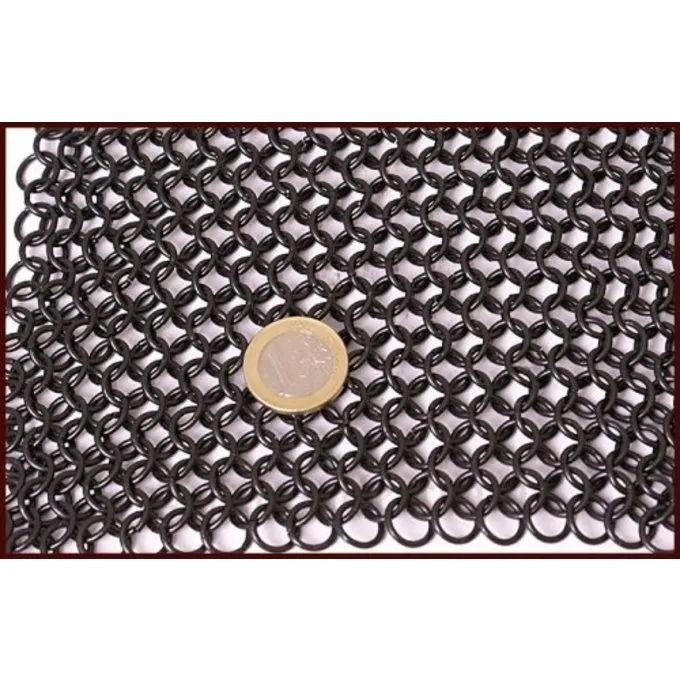 Langärmelig Kettenhemd, Geschwärzt, 8 Mm 5 Langärmelig Kettenhemd, Geschwärzt, 8 Mm – Bild 3