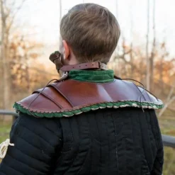 Epic Armoury Lange Leder Bevor, Grün 7 Epic Armoury Lange Leder Bevor, Grün -Säbel Rabatt lange leder bevor gruen 2