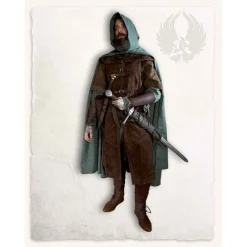 Mytholon Lange Weste Garen, Schwarzes Leder -Säbel Rabatt lange weste garen schwarzes leder 2