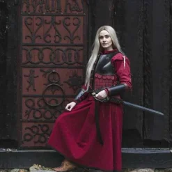 Epic Armoury Leder Armschienen Krieger, Schwarz-rot, Paar 7 Epic Armoury Leder Armschienen Krieger, Schwarz-rot, Paar -Säbel Rabatt leder armschienen krieger schwarz rot paar 2