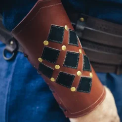 Leonardo Carbone Leder Armschienen Pius, Braun -Säbel Rabatt leder armschienen pius braun 2