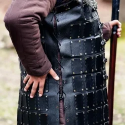 Epic Armoury Leder Brigantine Lang, Schwarz -Säbel Rabatt leder brigantine lang schwarz 1