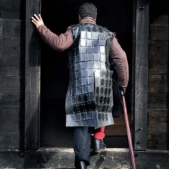 Epic Armoury Leder Brigantine Lang, Schwarz -Säbel Rabatt leder brigantine lang schwarz 3