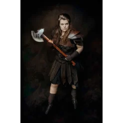 Mytholon Leder Gambeson Rock Tenebra, Schwarz