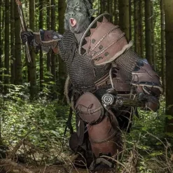 Epic Armoury Leder Orc Armschienen Uzgush, Braun, Paar -Säbel Rabatt leder orc armschienen uzgush braun paar 3