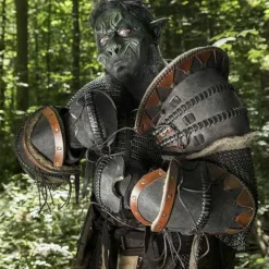 Epic Armoury Leder Orc Armschienen Uzgush, Schwarz, Paar -Säbel Rabatt leder orc armschienen uzgush schwarz paar 3