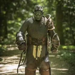 Epic Armoury Leder Orc Grieben Uzgush, Braun, Paar -Säbel Rabatt leder orc grieben uzgush braun paar 4