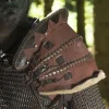 Epic Armoury Leder Orc Pauldron Uzgush, Braun -Säbel Rabatt leder orc pauldron uzgush braun