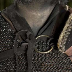 Epic Armoury Leder Orc Pauldron Uzgush, Braun -Säbel Rabatt leder orc pauldron uzgush braun 2