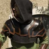Epic Armoury Leder Schulter-Hals-Rüstung, Schwarz-braun -Säbel Rabatt leder schulter hals ruestung schwarz braun