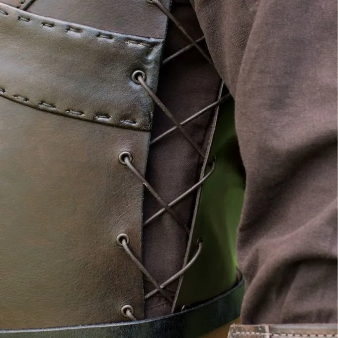 Deepeeka Leder Torso Rüstung Mit Kreuz, Braun 6 Deepeeka Leder Torso Rüstung Mit Kreuz, Braun – Bild 4