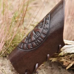 Deepeeka Leder -Vambrace Mit Gemüse -Säbel Rabatt leder vambrace mit gemuese 2