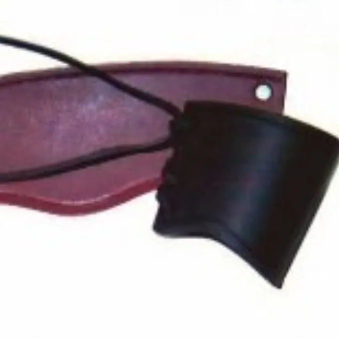 Leder Vambrace Schwarz, Kurz, S 4 Leder Vambrace Schwarz, Kurz, S – Bild 2