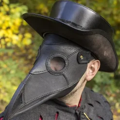 Epic Armoury Ledermaske Pest Arzt, Schwarz -Säbel Rabatt ledermaske pest arzt schwarz 2