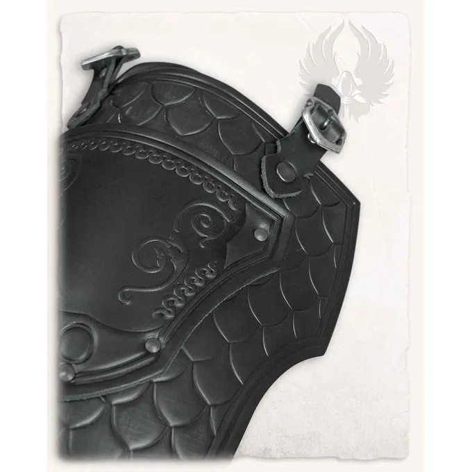 Mytholon Lederquasten Gawain, Schwarz 4 Mytholon Lederquasten Gawain, Schwarz – Bild 2