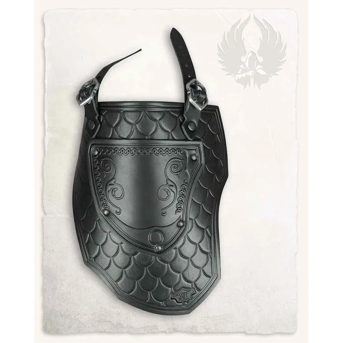 Mytholon Lederquasten Gawain, Schwarz 5 Mytholon Lederquasten Gawain, Schwarz – Bild 3