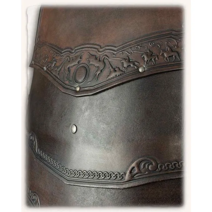 Mytholon Lederrüstung Gawain, Braun 7 Mytholon Lederrüstung Gawain, Braun – Bild 5