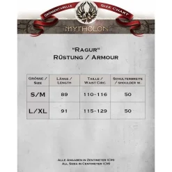 Mytholon Lederrüstung Ragur, Schwarz -Säbel Rabatt lederruestung ragur schwarz 2