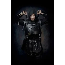 Mytholon Lederrüstung Rasmus, Schwarz