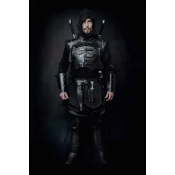 Mytholon Lederrüstung Rasmus, Schwarz -Säbel Rabatt lederruestung rasmus schwarz 3