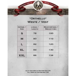 Mytholon Lederweste Orthello, Braun -Säbel Rabatt lederweste orthello braun 3