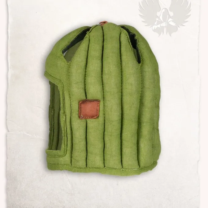 Mytholon Leinen Bundhaube Aulber Grün 4 Mytholon Leinen Bundhaube Aulber Grün – Bild 3