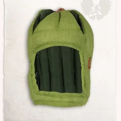 Mytholon Leinen Bundhaube Aulber Grün