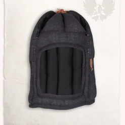 Mytholon Leinen Bundhaube Aulber Schwarz